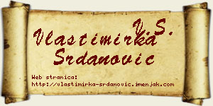 Vlastimirka Srdanović vizit kartica
